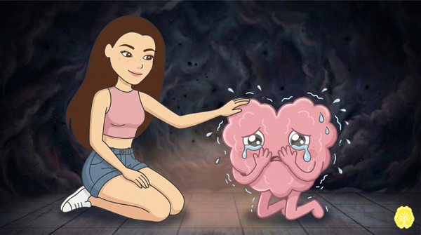 Cande, el ancla de la realidad, abraza y valida a Emocionalmente, su mente sensible de 4K, transformando su desborde en un refugio de sanación y paz.